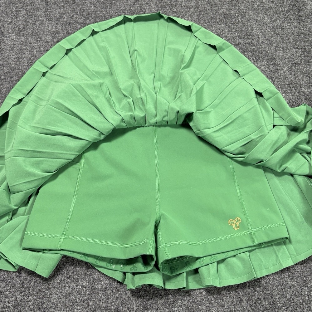 Aritzia Golden Tennis Micro Pleat Skirt Skort Womens Small Green NEW - Picture 5 of 6